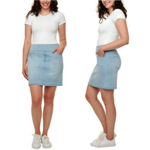 S.C. & Co. Shorts Nwt Sc Co Skort Medium Blue Poshmark